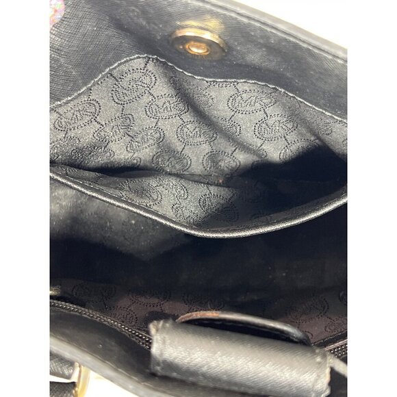 MICHAEL KORS Small Dillon Convertible Crossbody Satchel Black 30H4GAIM1L - Picture 12 of 16